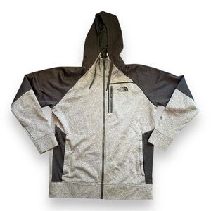 The North Face Men's Mack Ease Full Zip 2.0 Hooded Sweatshirt Jacket Grey Size L